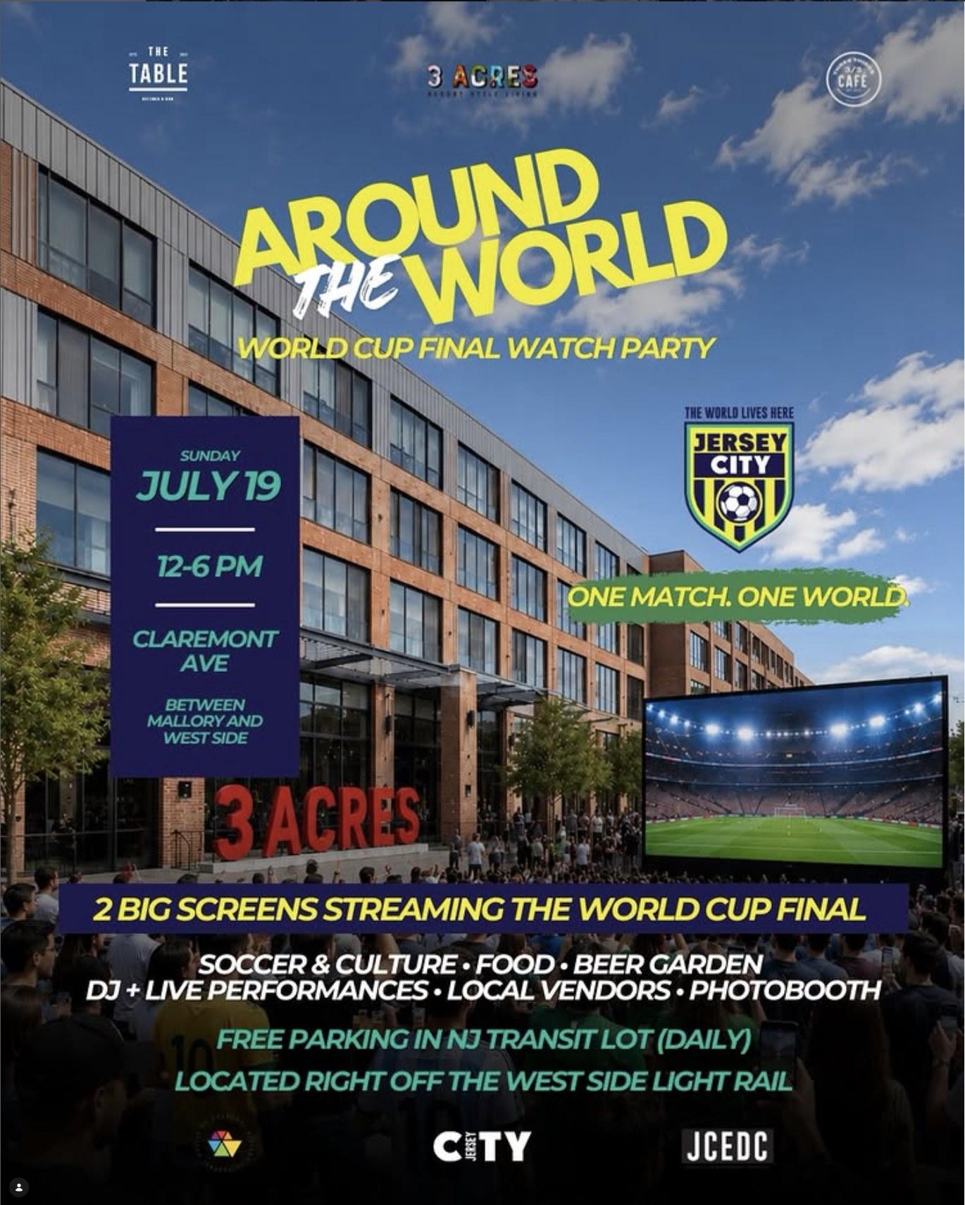 World Cup Watch Party - 3 Acres