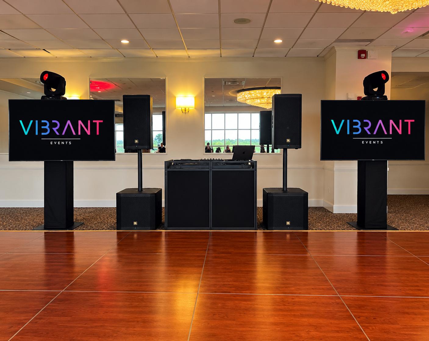 Dual 75" Monitors - RBR Prom feature photo