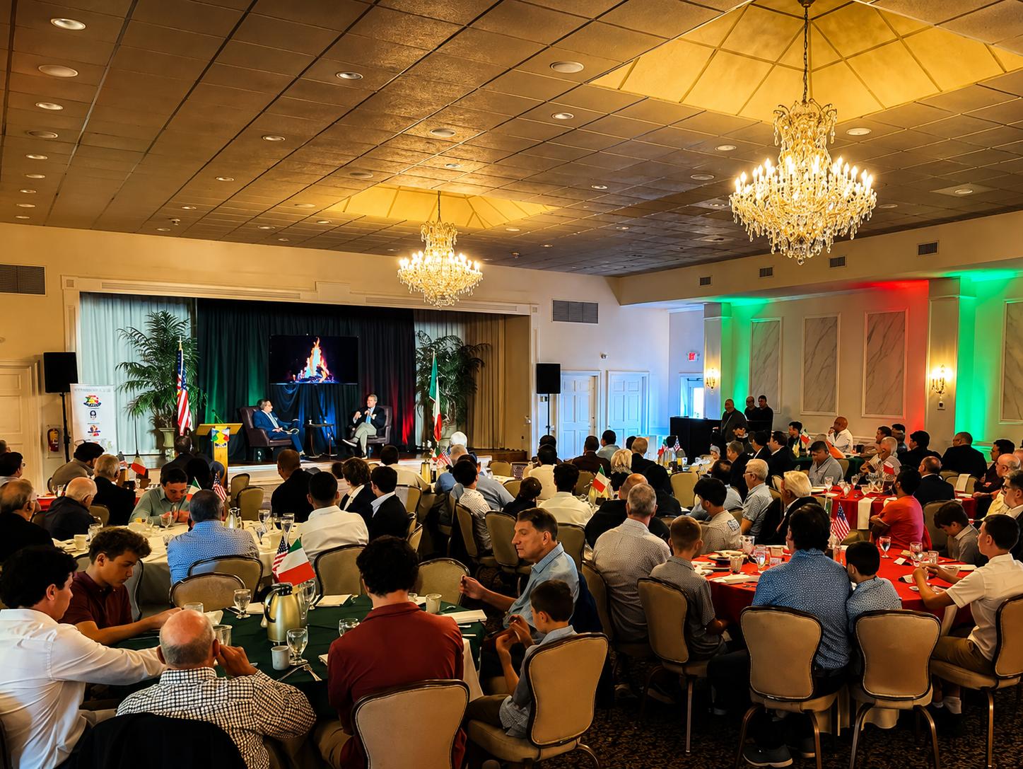 Italian American Association "Fire Side Chat" photo 2